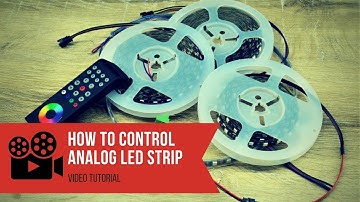 How to control analog LED strip?