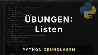 Übungen: Listen (Part 13–16) | Python Grundlagen Übungen 3