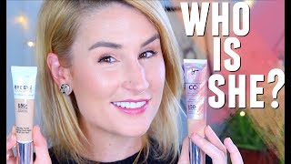 Famous IT COSMETICS: Bye Bye Foundation VS CC+ Cream | Side-By-Side Wear Test Profile