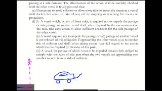 Rule 8: Action to Avoid Collision