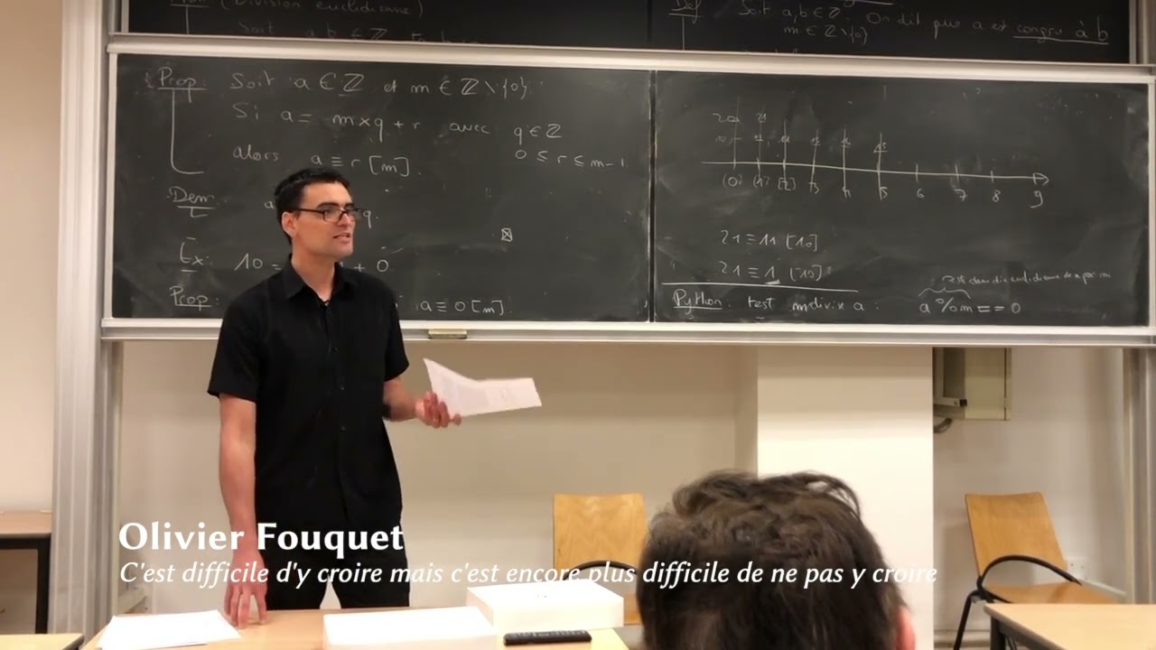 Séminaire Philosophie et Mathématiques 2023 (ENS Ulm) : Olivier Fouquet