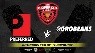 Proper Cup - Z Bracket: Preferred Gardens vs @GROBEANS