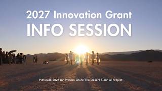 2027 Innovation Grant Info Session