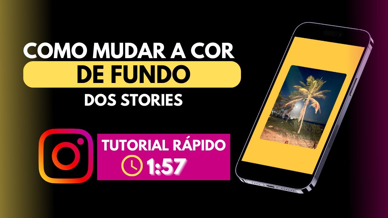 Como mudar A COR DE FUNDO DOS STORIES (INSTAGRAM) - FÁCIL E RÁPIDO 2024 ...