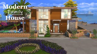 Modern Family House ?‍?‍?‍? | Die Sims 4 SPEEDBUILD | Familienhaus bauen & einrichten