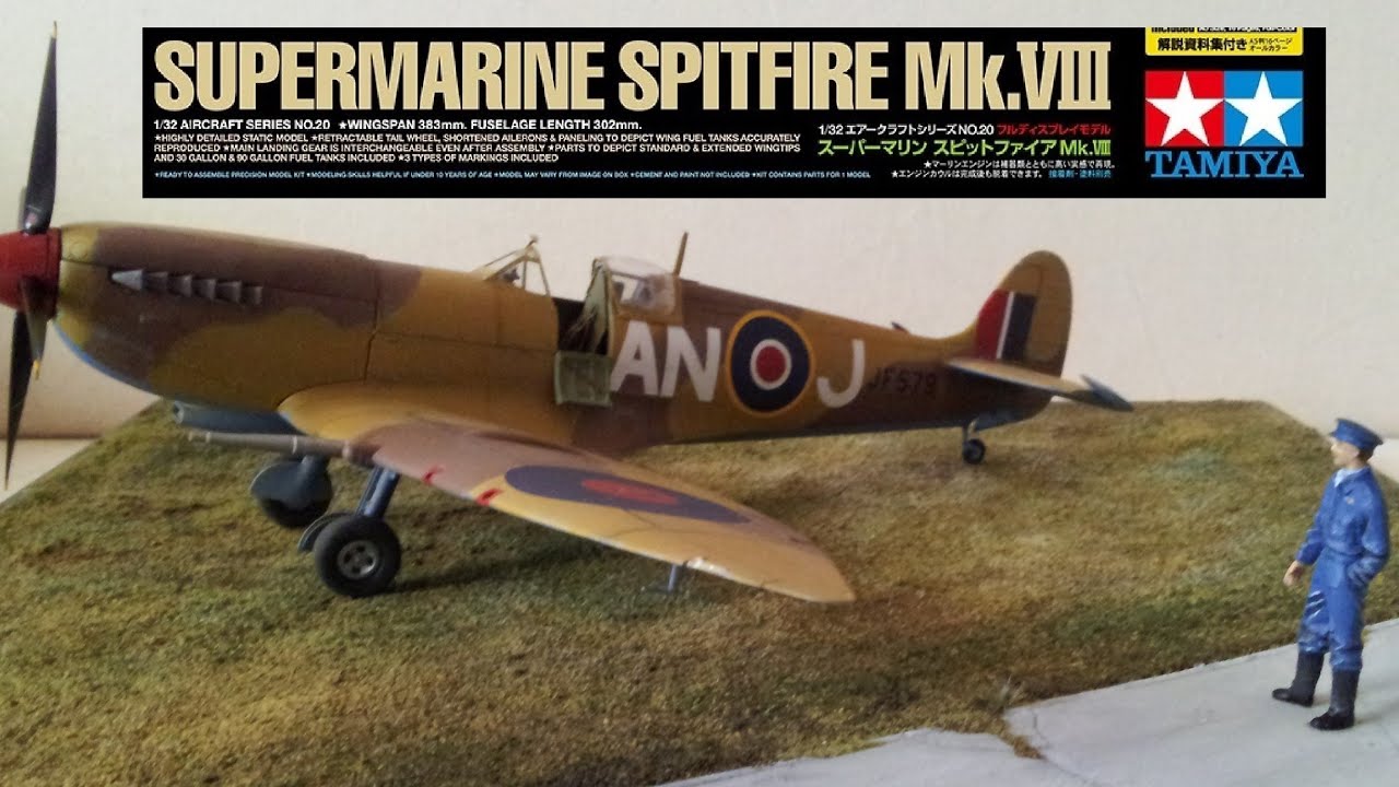 Tamiya 1/32 Supermarine Spitfire Mk.VIII