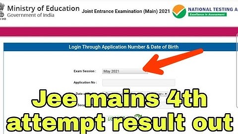 jee mains 4th attempt result 2021 | jee mains 4th attempt result | jee mains 4th jee mains result