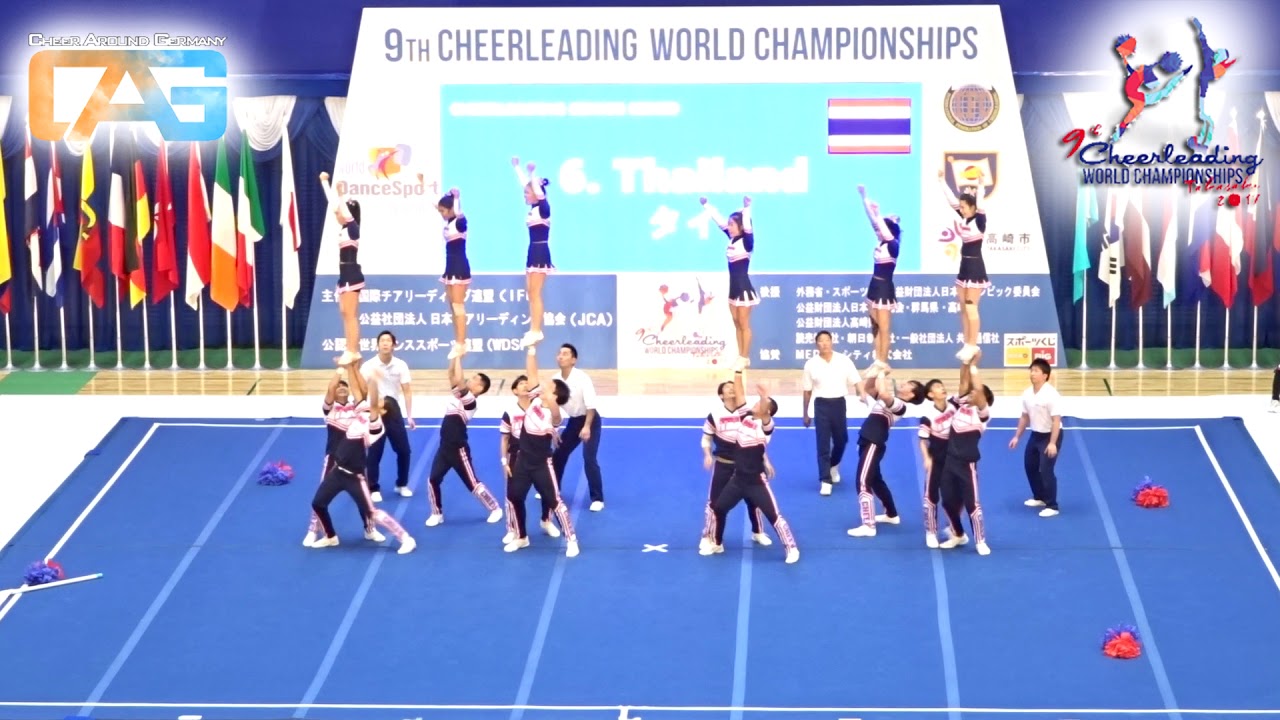 Team Thailand Mixed Coed Senior at CWC Day 1 Cheerleading World Championships 2017 in Takasaki