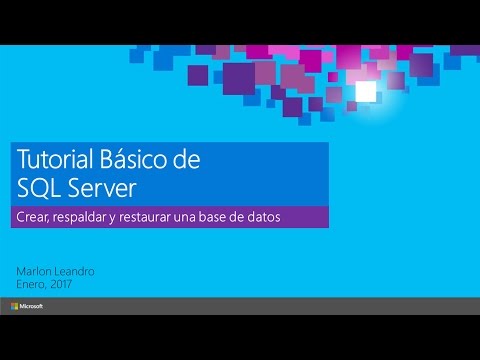 [Tutorial Básico de SQL Server] Crear, respaldar y restaurar #1