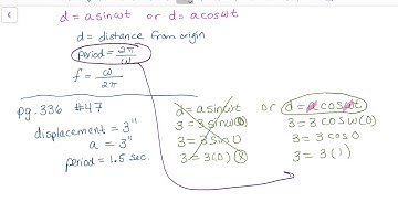 PreCalc -Lesson 4.8 Bearings & Simple Harmonic Motion