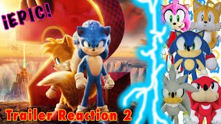 Sonic Movie 2 Final Trailer Reaction Sonic Tails Knuckles Amy Silver -Adkz