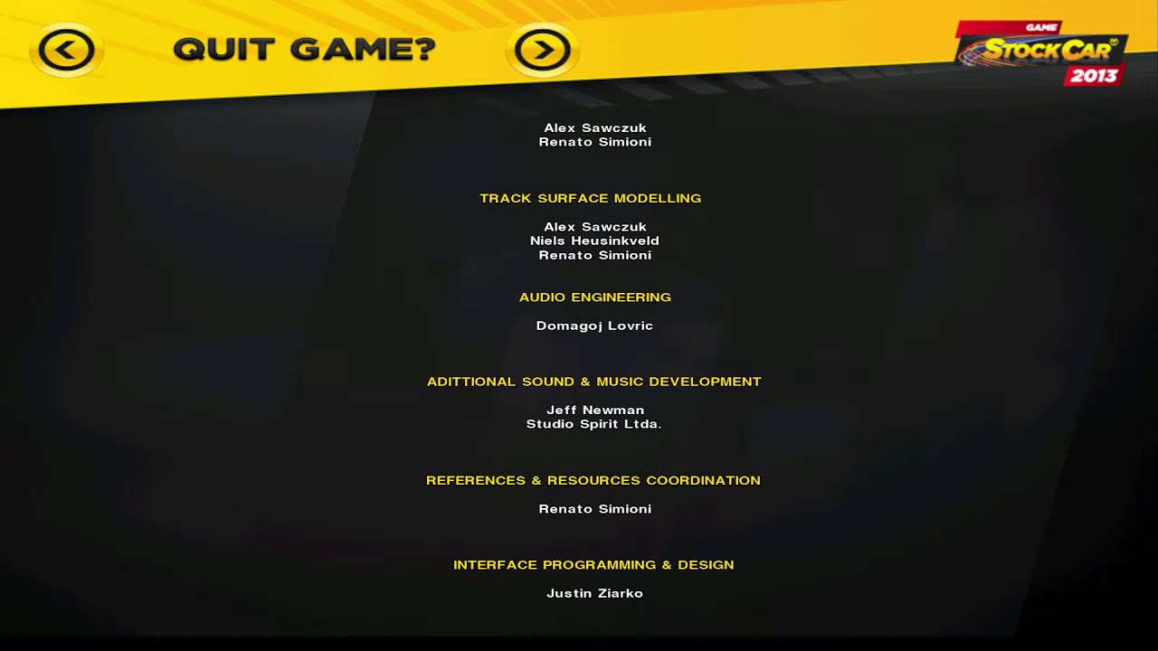 Game Stock Car 2013 (Credits) (Windows)