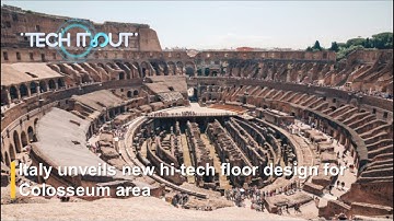 Italy unveils new hi-tech floor design for Colosseum area