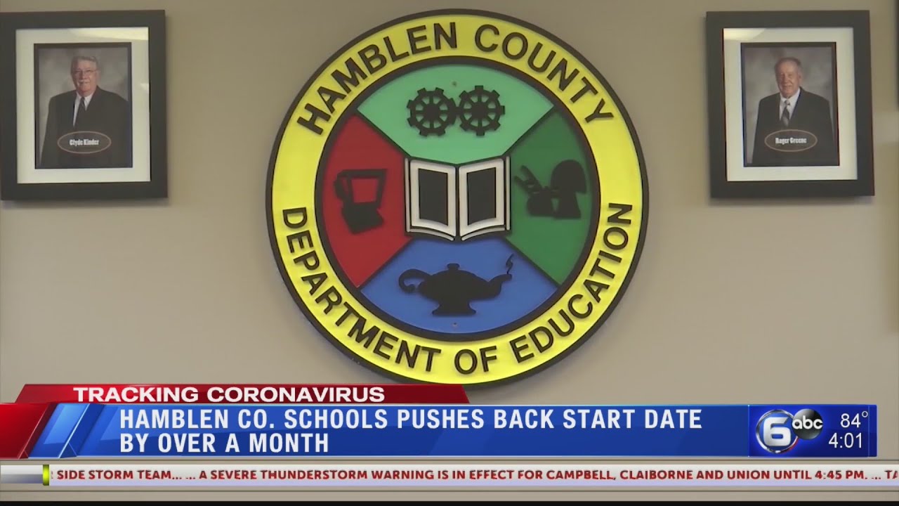 Hamblen Co. Schools pushes back start date by more than a month YouTube