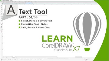 Corel Draw Graphic Design Tutorial for Beginners | Text Tool | Part 02 | #printsguide #printsignal