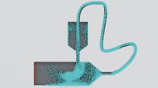 Particle Simulation #69 : Move Like Fluid Simulation