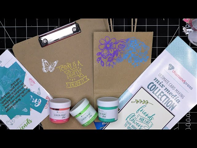 How to screen print on paper & card