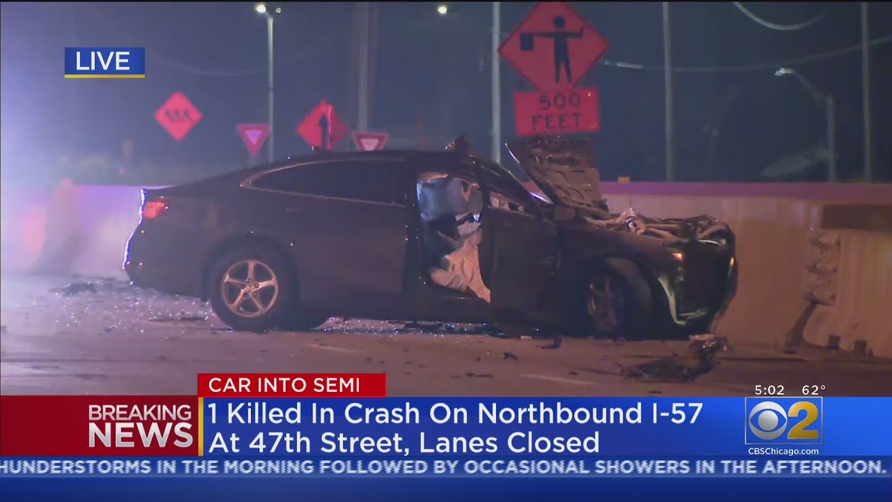 1 Killed In Crash On I-57 At 147th Street - YouTube