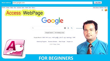 Web Page in access database