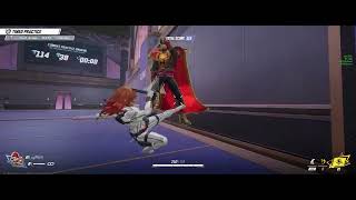 Black Widow combo in Marvel Rivals (730 damage)