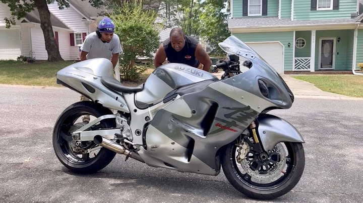 🦅 Dad Test Rides my New Motorcycle HAYABUSA 1300