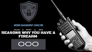 ℹ️ S.M.F Audio Cast 000: - Reasons Why You Have A Firearm