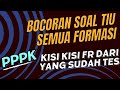 BOCORAN SOAL TIU PPPK SEMUA FORMASI