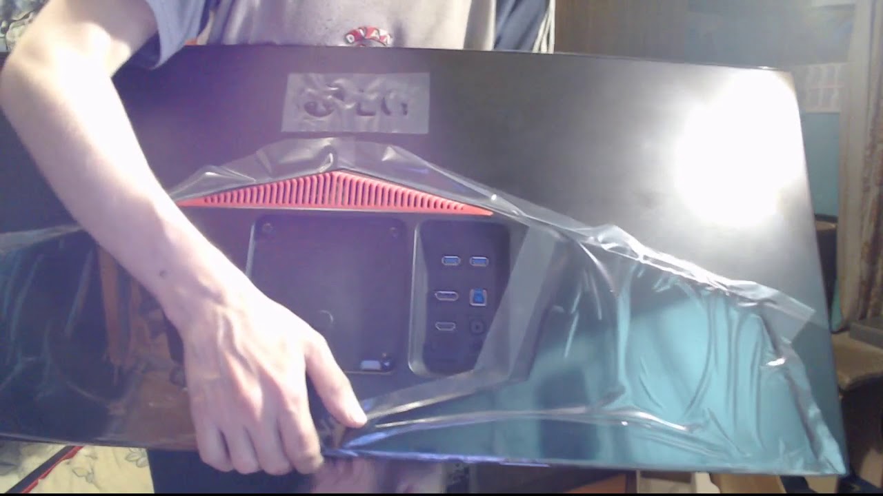 распаковка монитора LG 34UC89G