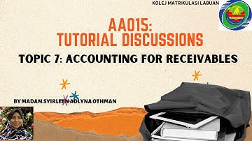 AA015 : TUTORIAL TOPIC 7