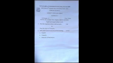 Plus 3 3rd semester internal / Mid-semester Core-5/CC-5  exam question papers