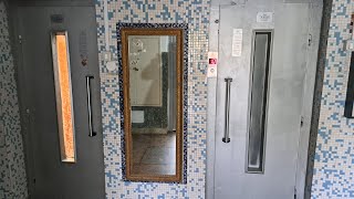 2x Old IFMA traction elevators (mod. RomVersis Top) @ Str. Săndulești 3, bl. Z40, Bucharest, RO