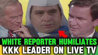 White Journalist DESTROYS KKK Leader After He Calls SEGREGATION GOD'S Command! 