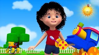 Download Lagu Bob melatih sajak | pipi tembem lesung dagu | bayi sajak | Kids Rhyme | Chubby Cheek | Bob the Train MP3