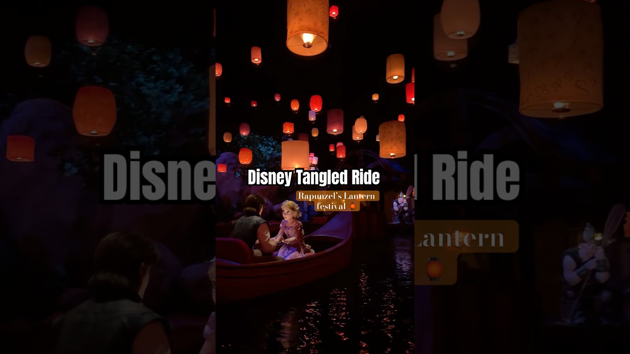 Tangled ride at Disney, Tokyo! 🎀 