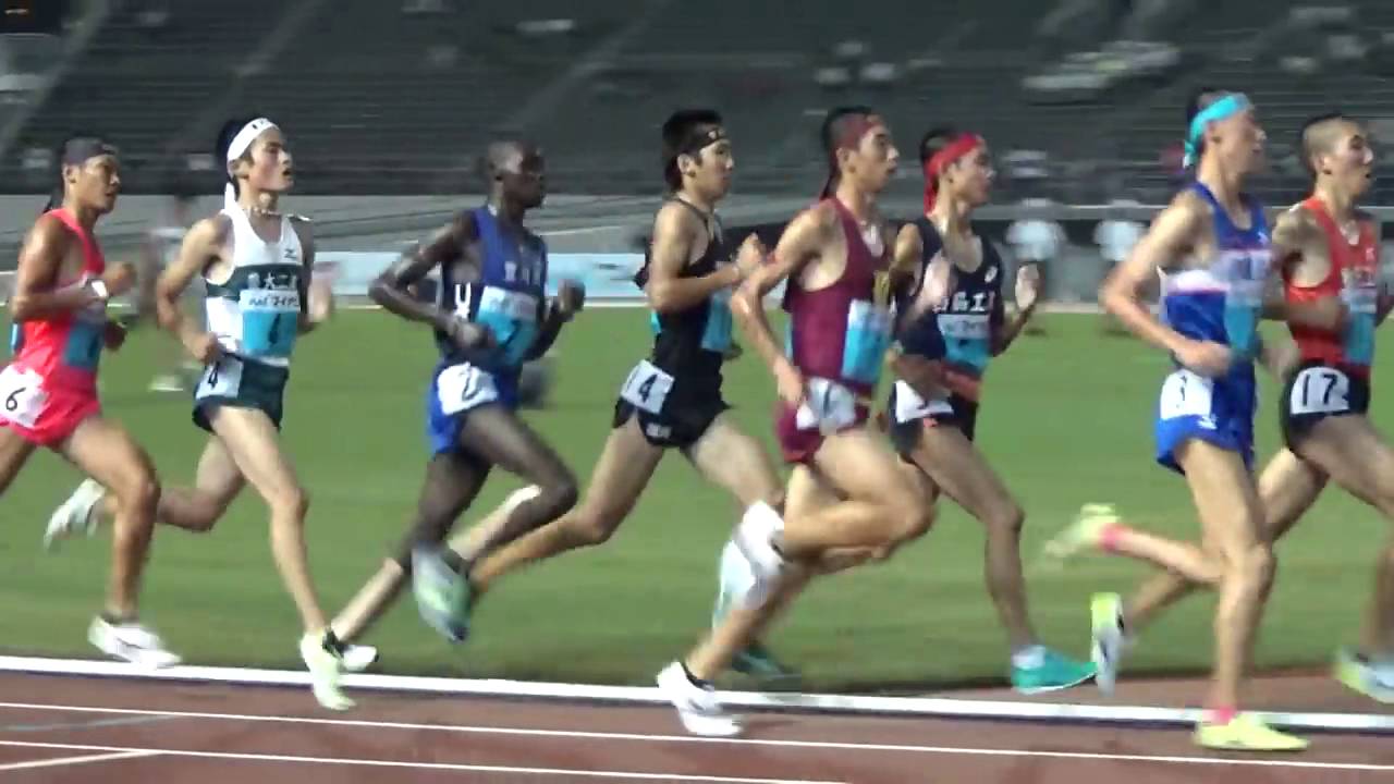 岡山インターハイ 男子5000m 決勝 2016年8月1日