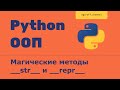 ООП 15 Магические методы. Методы __str__ и __repr__. (Dunder methods)