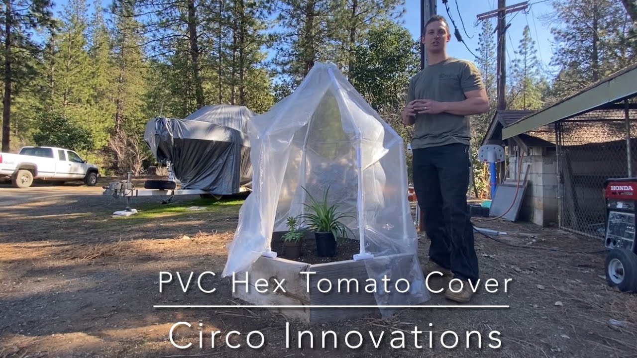 PVC Hexagon Tomato Cover / Mini Greenhouse