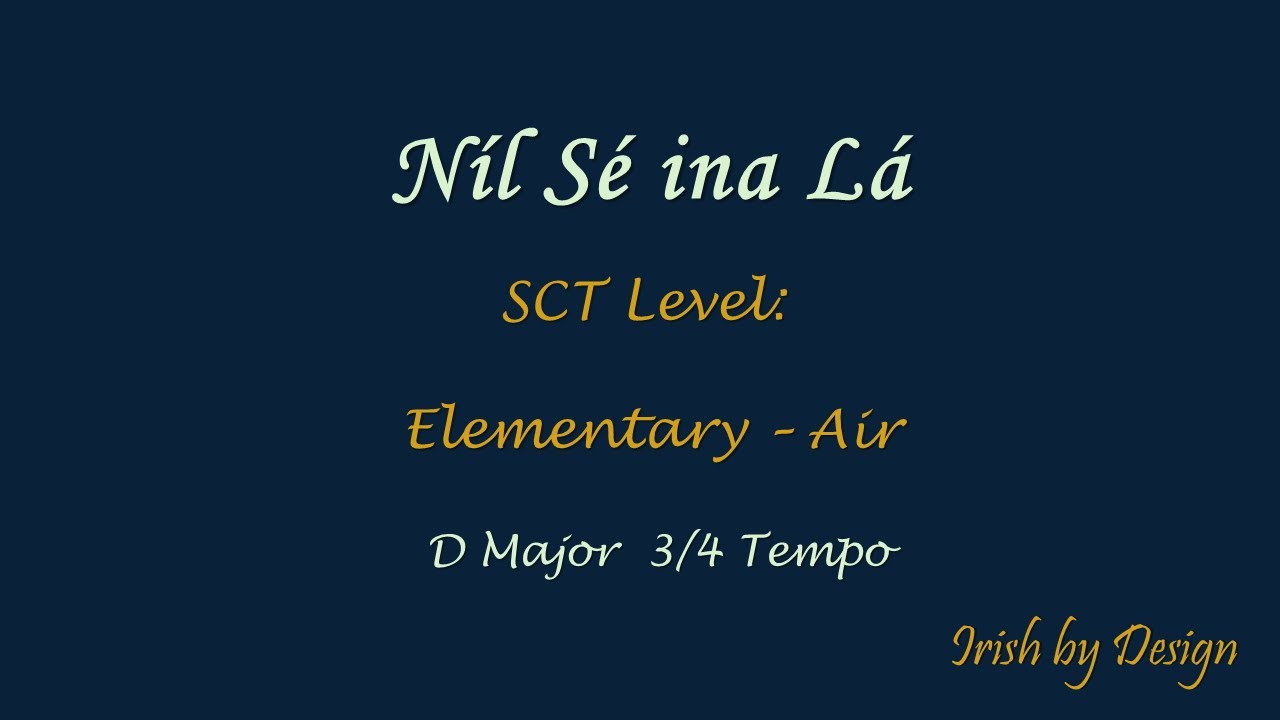 Níl Sé Ina Lá - Traditional Irish Music - SCT Piano Accordion Collection