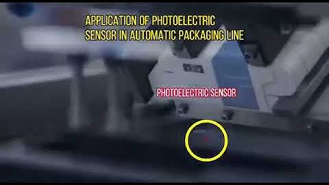 Application of photoelectric sensor in automatic packaging line