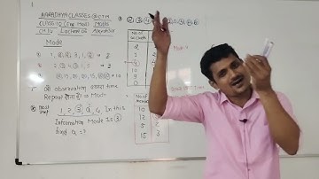 MODE CLASS 10 EM MATHS CH-14 (L06) BY ALKESH SIR AARADHYA CLASSES