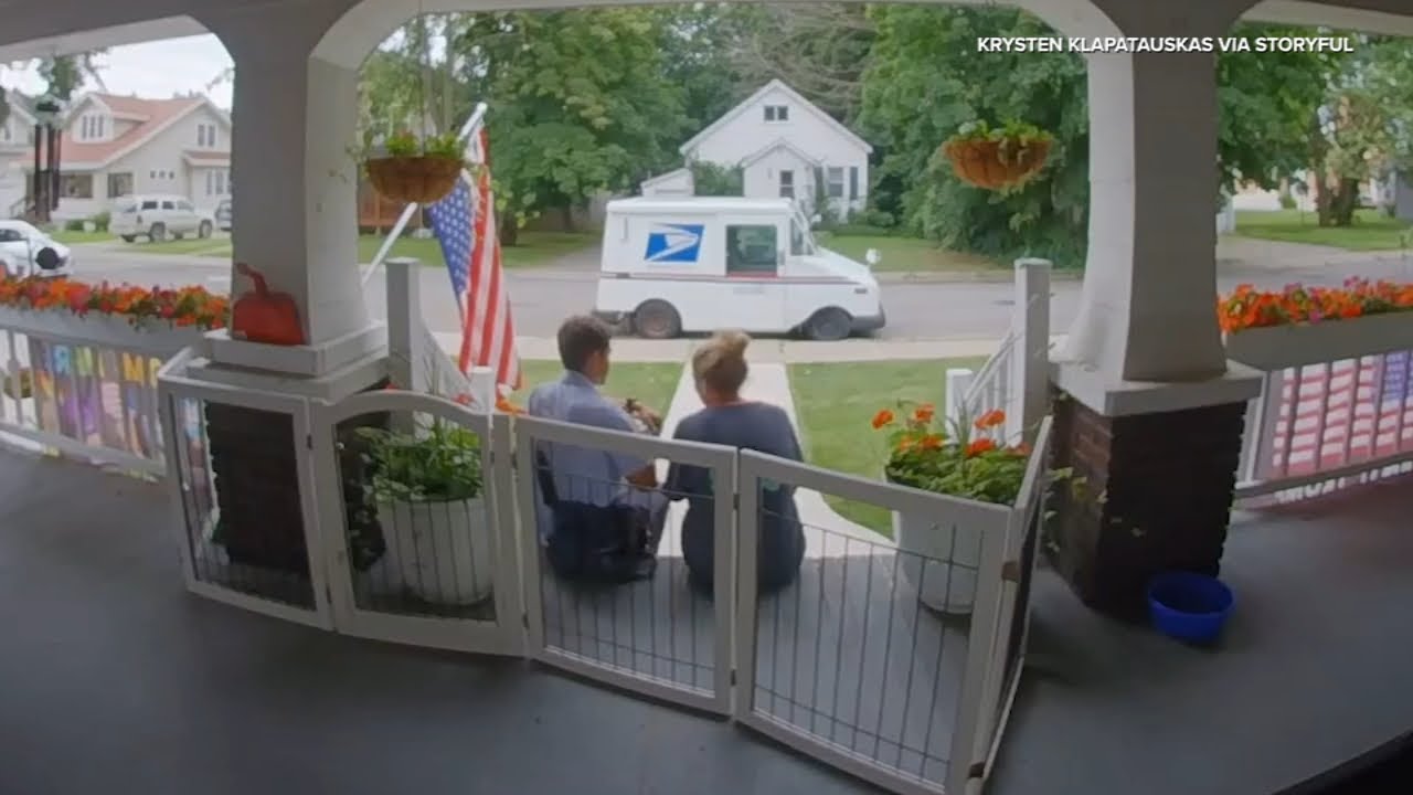 Mailman Delivers Beloved Dog's Ashes and Shares a Hug With Owner