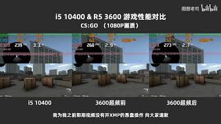 5000价位的主机， R5 3600和i5 10400F到底该怎么选？