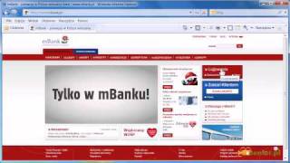 Mbank - Logowanie do systemu.