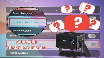 ❓#FAQ |  Gimbal A6 Projector: Automatic Obstacle Avoidance Demo