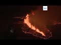 Islanda, vulcano erutta nella penisola di Reykjanes dopo settimane di attività sismica