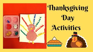 Match Highlights Thanksgiving day activities/ DIY activities/ Turkey theme activities