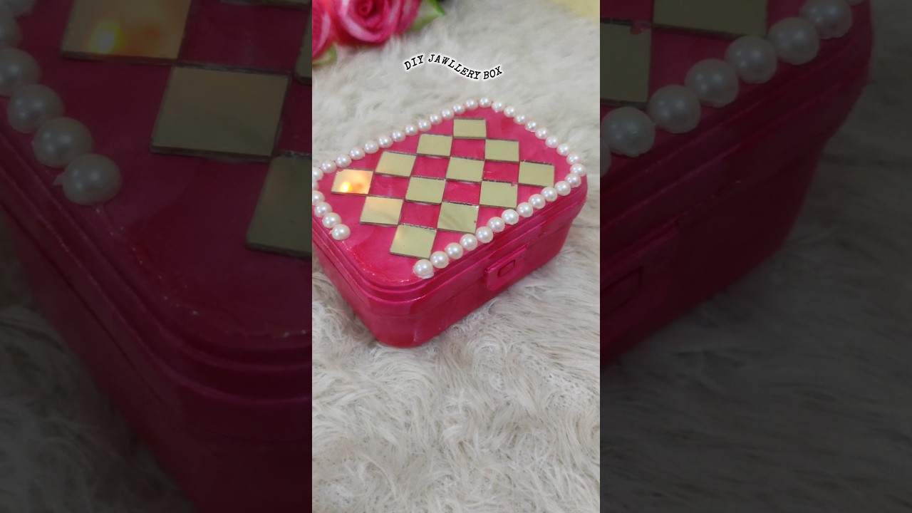 "Budget-Friendly DIY Jewelry Box | Upcycle Waste Acrylic Box in Heatwave Season 