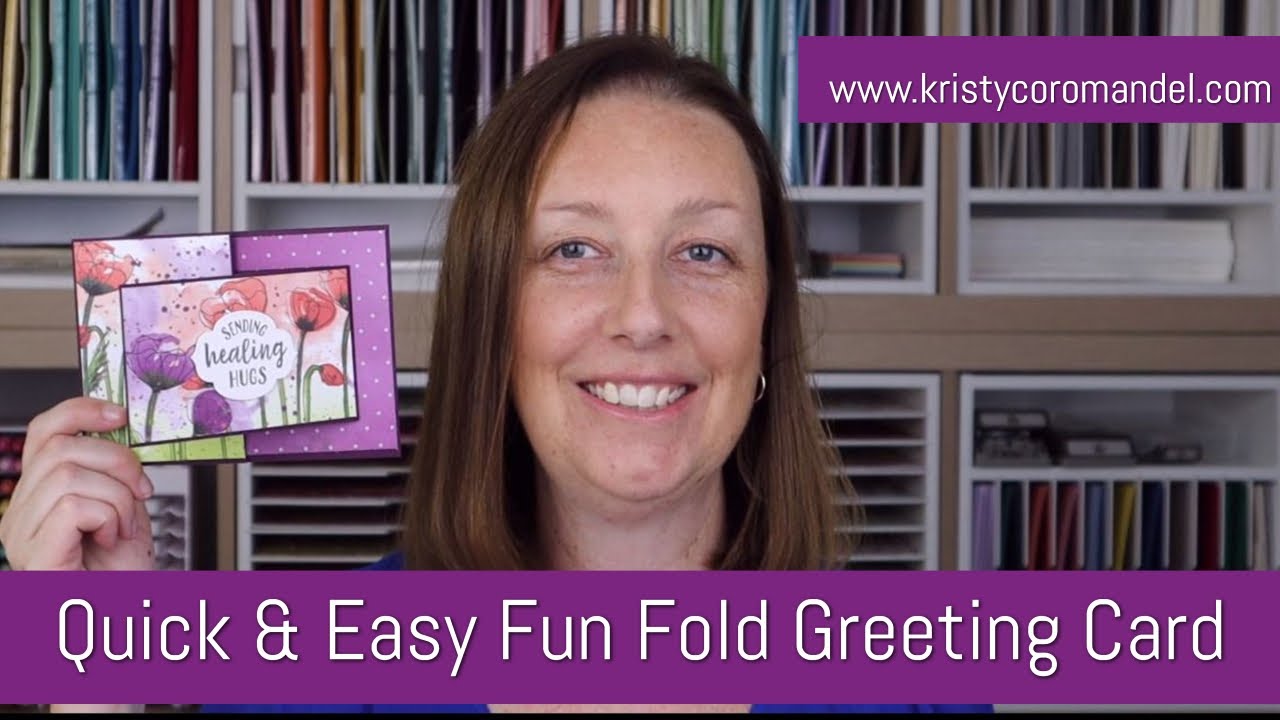 Quick & Easy Fun Fold Greeting Card - YouTube