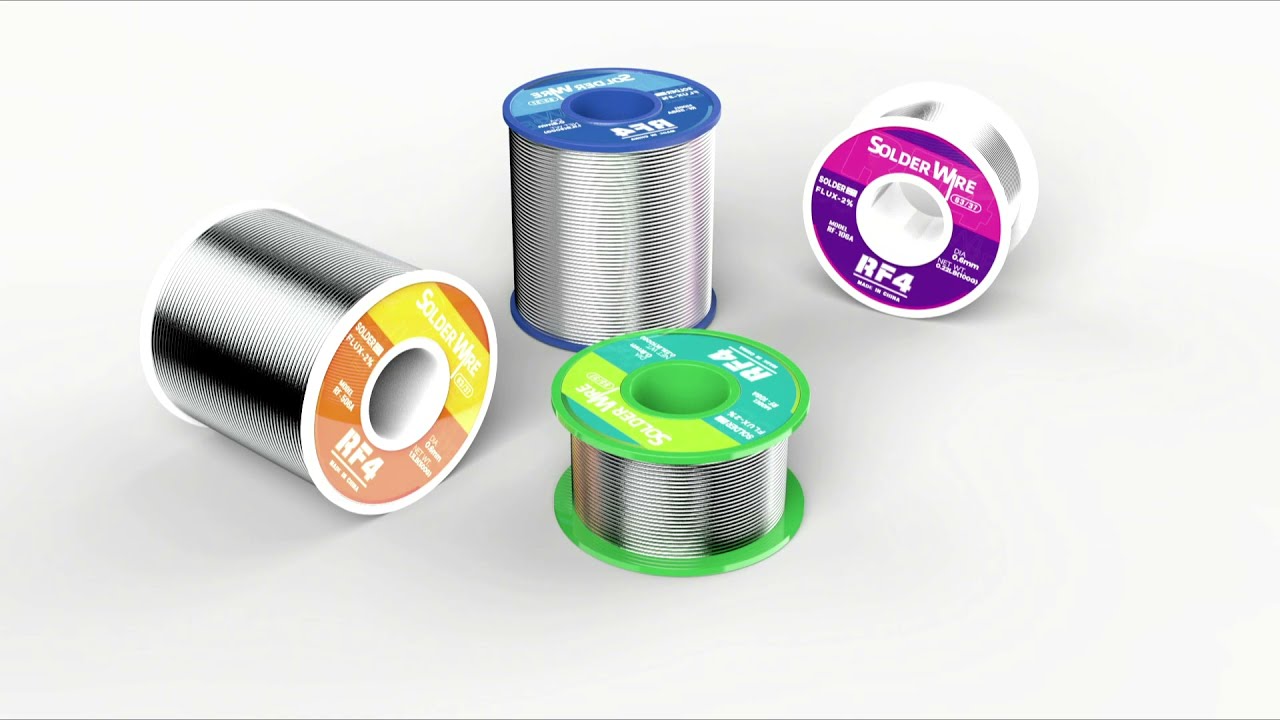 RF463-37 Solder Tin Lead Rosin Core Solder Wire for Electrical Soldering+ Soldering Wire Storage Box