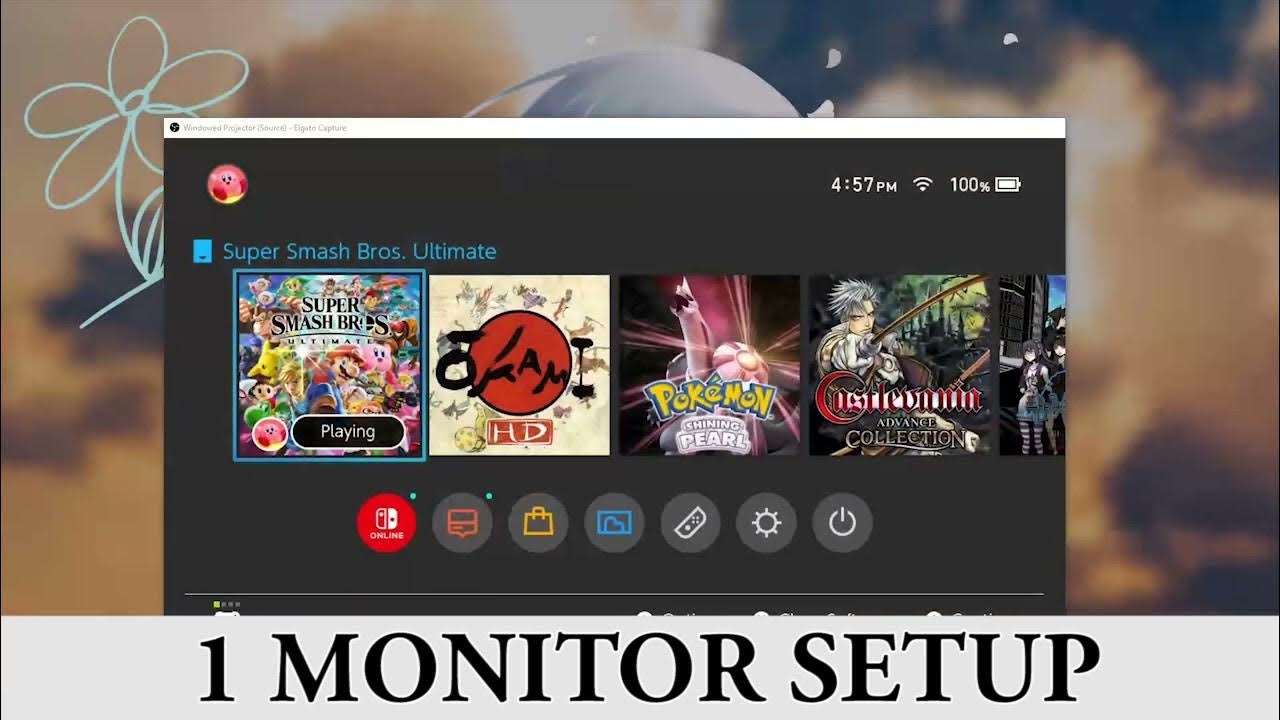 Elgato One Monitor Setup (Nintendo Switch) YouTube